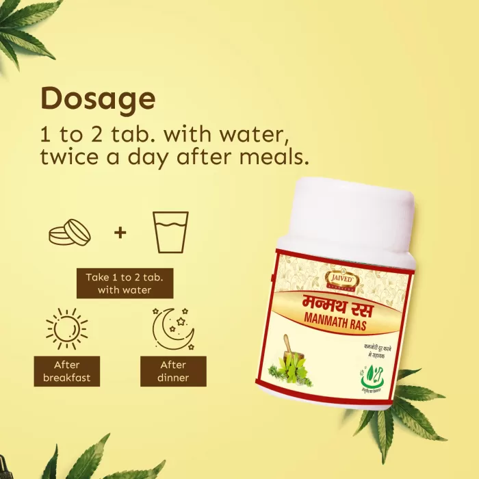 Jaived Ayurveda Manmanth Ras Dosage