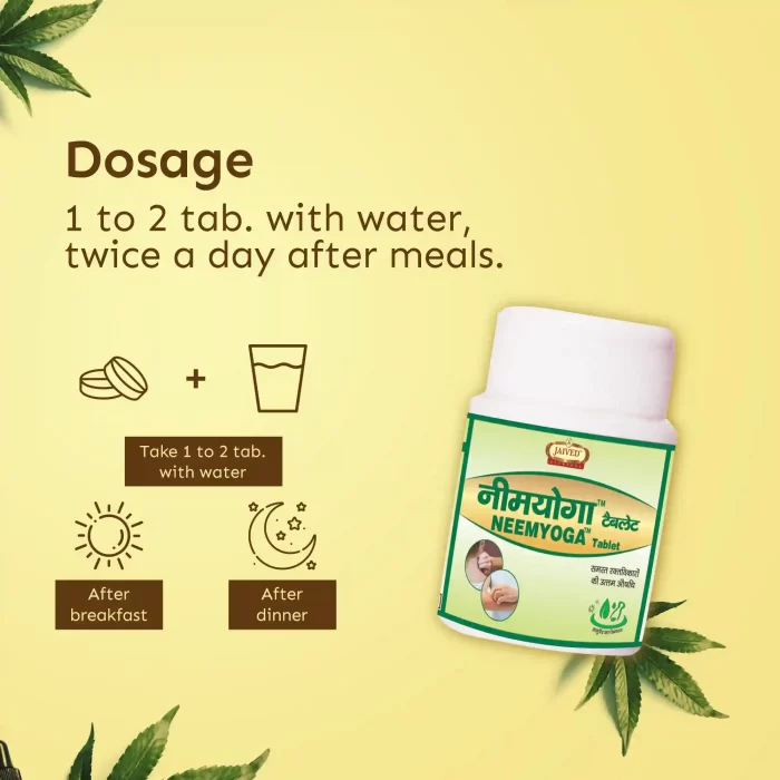 Neemyoga-Tablet-Jaived-Ayurveda-Dosage