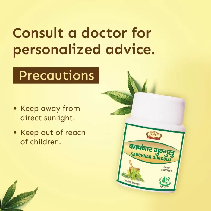 Jaived Ayurveda Kanchnar Guggulu Precautions