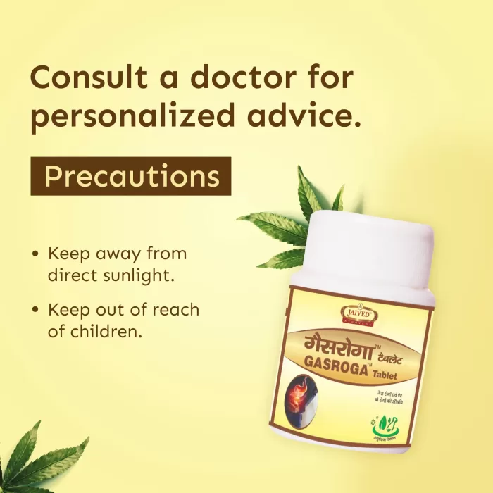 Jaived Ayurveda Gasroga Tablet Precautions