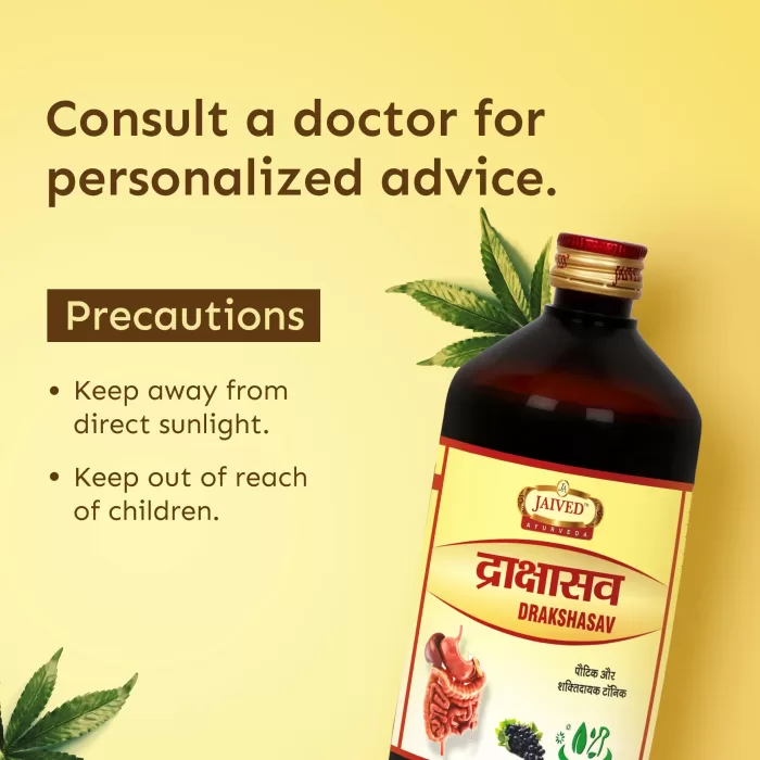 Jaived Ayurveda Darkshasav Precautions