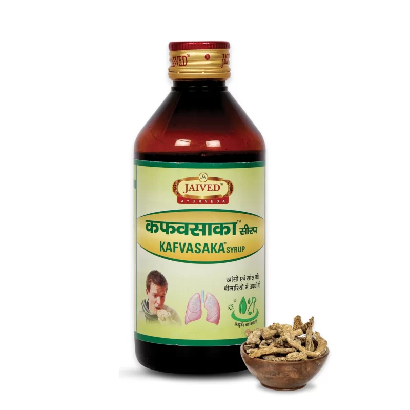 Jaived Ayurveda Kafvasaka Syrup Front Image