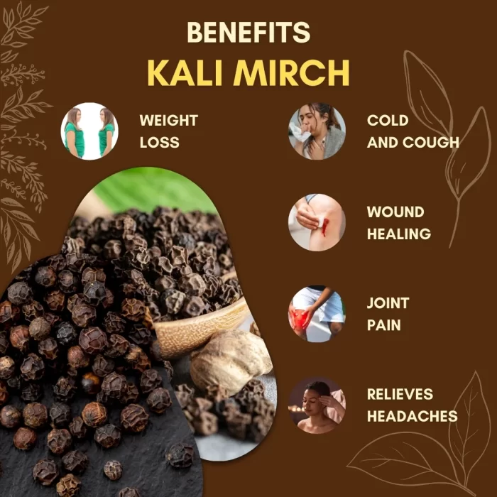 Kali Mirch - Black Pepper - काली मिर्च - Piper nigrum - Image 3