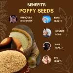 Khas Khas  - Poppy Seeds - खसखस - Pure CusCus Seeds - Image 3