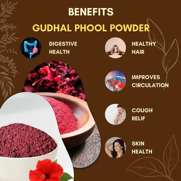 Gudhal Phool - Powder - Hibiscus Flower Powder - गुड़हल फूल - पाउडर - Hibiscus rosa-sinensis - Image 3