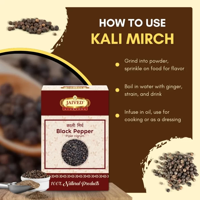 Kali Mirch - Black Pepper - काली मिर्च - Piper nigrum - Image 4