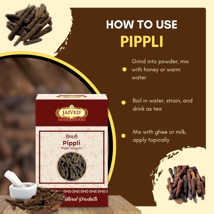 9 Pippli - Long Pepper - पिप्पली - Piper longum - Image 4