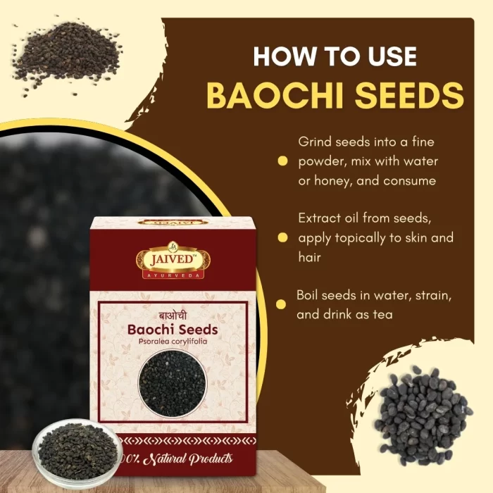 9 Baochi Seeds - Babchi - बाओची - Psoralea corylifolia - Image 11