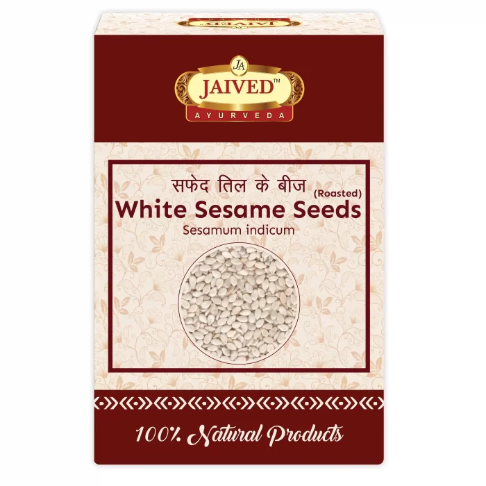 Roasted White Sesame Seeds - Jaived Edible Seeds Roasted White Sesame Seeds - Jaived Edible Seeds
