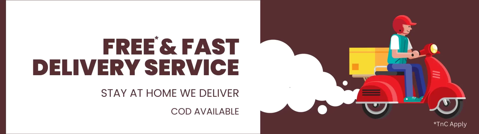 free & FAst delivery service
